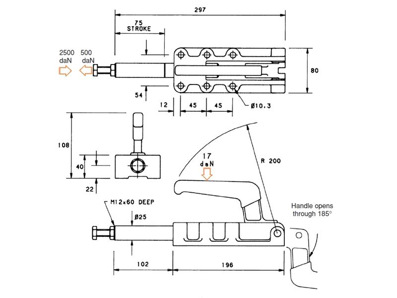 P2500 HeavyDuty PushPull Clamps PushPull Toggle Clamps Manual